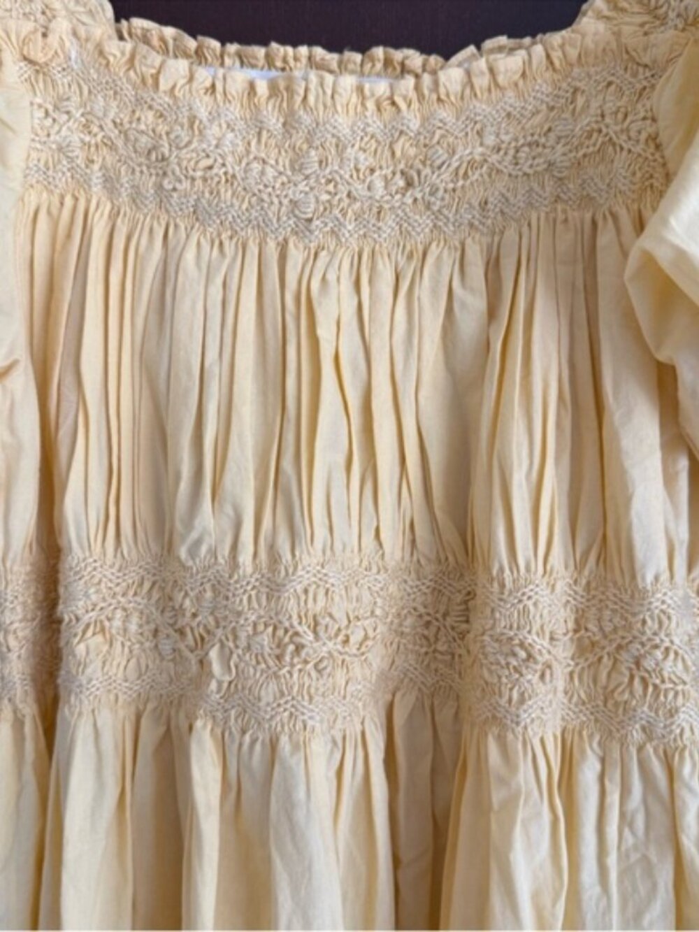 DÔEN Net Sustain Eclipse Embroidered Organic Cotton- Poplin Midi Dress - Picture 5 of 12